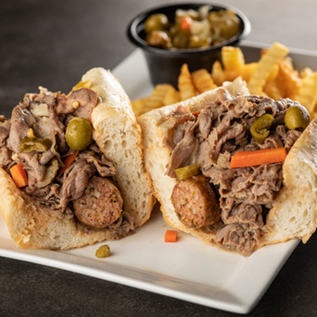 Beef and Sausage Combo.