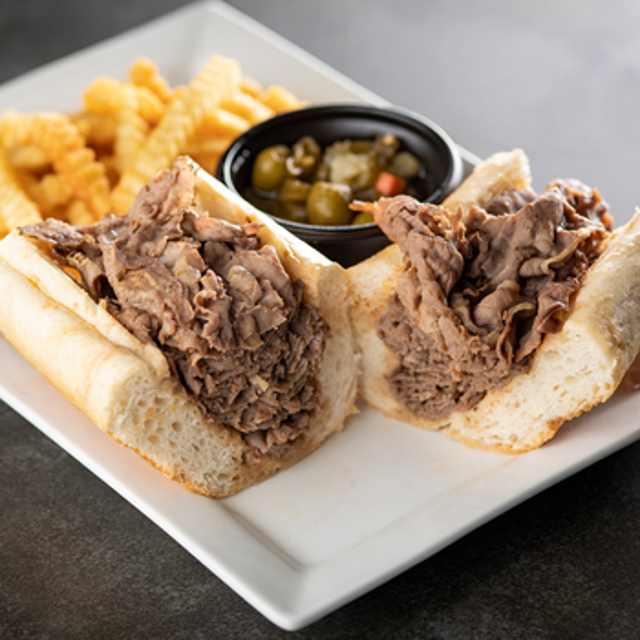 Italian Beef Sandwich.